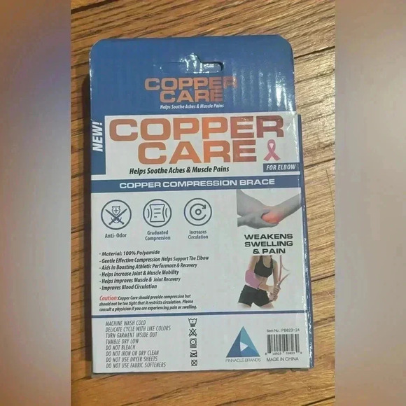 Copper Care Compression Elbow Brace NWOT - Picture 3 of 3